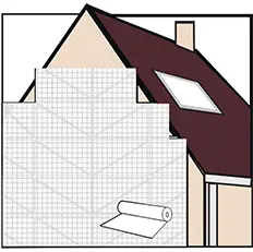 PE/PP steigerfolie gewapend op rol Standard 180 gr/m²